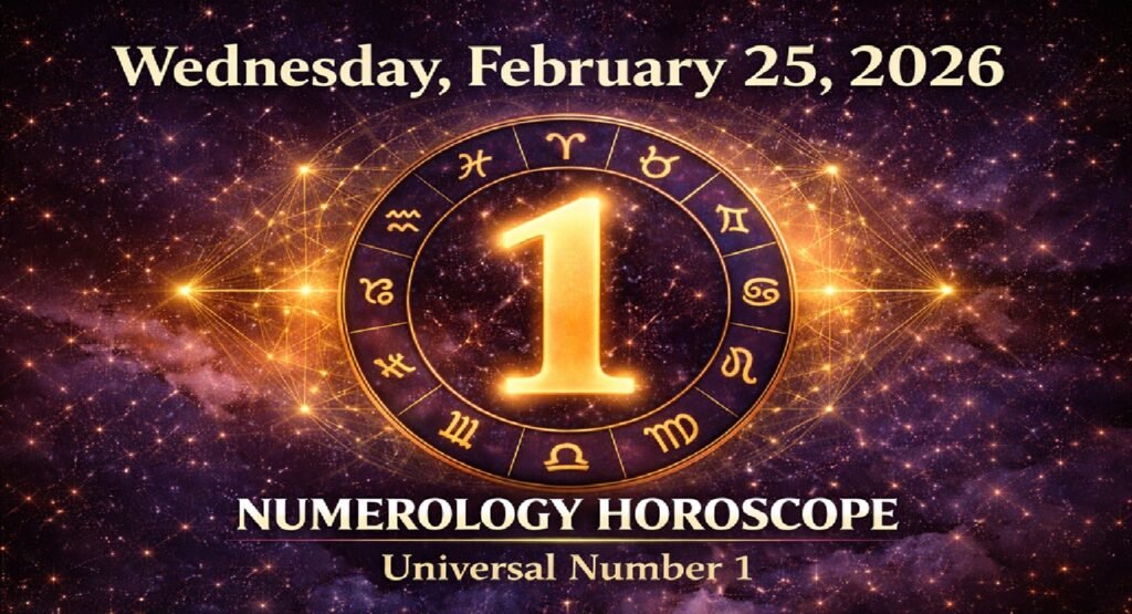 Wednesday: February 25, 2026 Numerology Horoscope - Universal Number 1 Sparks Fresh Starts for All Zodiac Signs