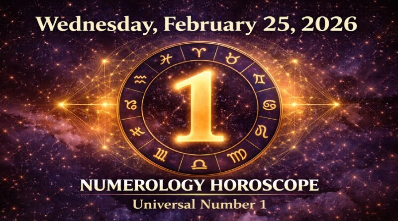 Wednesday: February 25, 2026 Numerology Horoscope - Universal Number 1 Sparks Fresh Starts for All Zodiac Signs