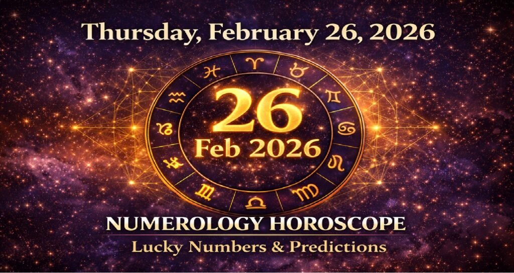 Numerology Horoscope Today: Thursday, February 26, 2026 – Powerful Number Predictions for All Zodiac Signs