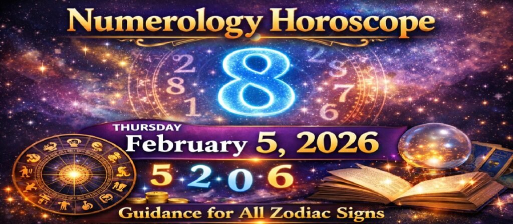Numerology Horoscope for February 5, 2026: Powerful Number 8 Brings Money & Career Focus