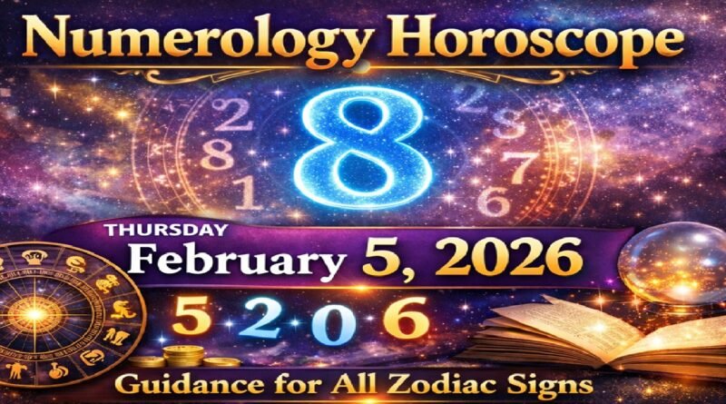 Numerology Horoscope for February 5, 2026: Powerful Number 8 Brings Money & Career Focus