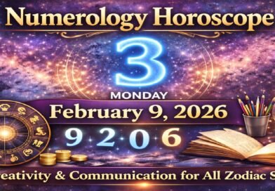 Numerology Horoscope for Monday - February 9, 2026: Number 3 Energy Sparks Creativity and Communication