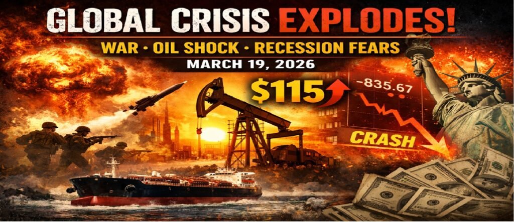 World on Edge: Iran War Triggers Oil Surge, Market Crash & Global Panic