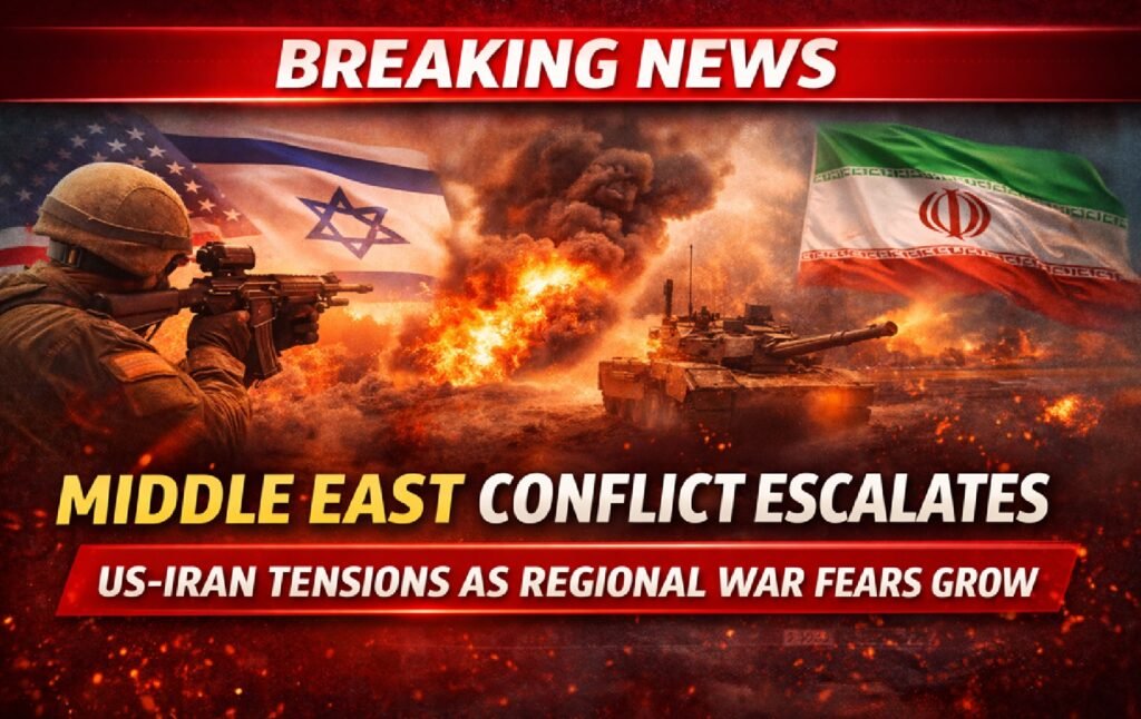 Middle East Conflict Escalates as US–Iran Tensions Rise, Raising Fears of Wider Regional War