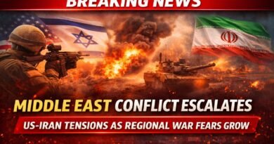 Middle East Conflict Escalates as US–Iran Tensions Rise, Raising Fears of Wider Regional War