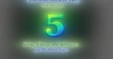 Numerology Horoscope Today: March 10, 2026 – Number 5 Brings Change and Adventure for All Zodiac Signs