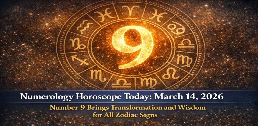 Numerology Horoscope Today: March 14, 2026 – Number 9 Brings Transformation and Wisdom for All Zodiac Signs