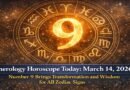 Numerology Horoscope Today: March 14, 2026 – Number 9 Brings Transformation and Wisdom for All Zodiac Signs