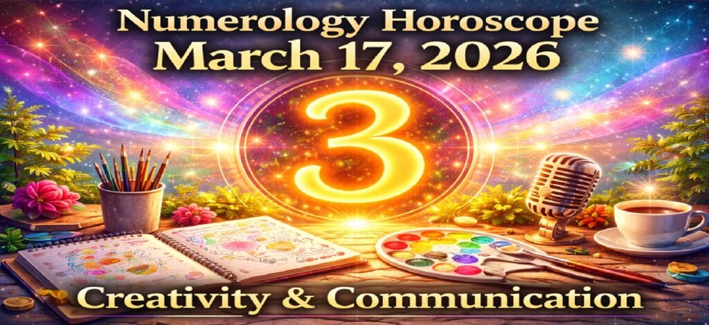 Numerology Horoscope Today: March 17, 2026 – Number 3 Brings Creativity, Communication, and Positive Energy