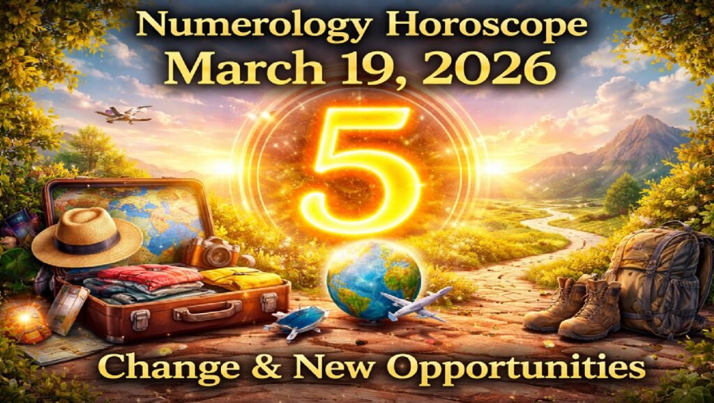 Numerology Horoscope Today: March 19, 2026 – Number 5 Brings Change, Freedom, and New Opportunities