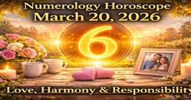 Numerology Horoscope Today: March 20, 2026 – Number 6 Brings Love, Harmony, and Responsibility