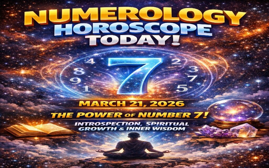 Numerology Horoscope Today: March 21, 2026 – Number 7 Brings Introspection, Spiritual Growth, and Inner Wisdom