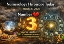 Numerology Horoscope Today: March 26, 2026 – Number 3 Sparks Creativity, Communication & Lucky Opportunities
