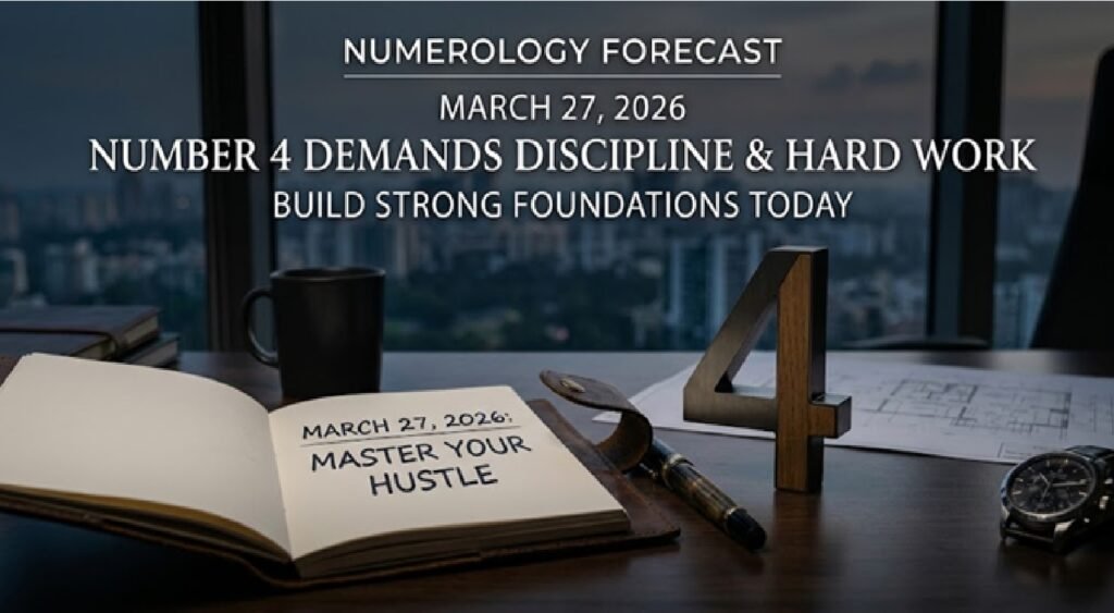 Master Your Hustle: Why March 27th’s Number 4 Energy is Your Secret Weapon for Success