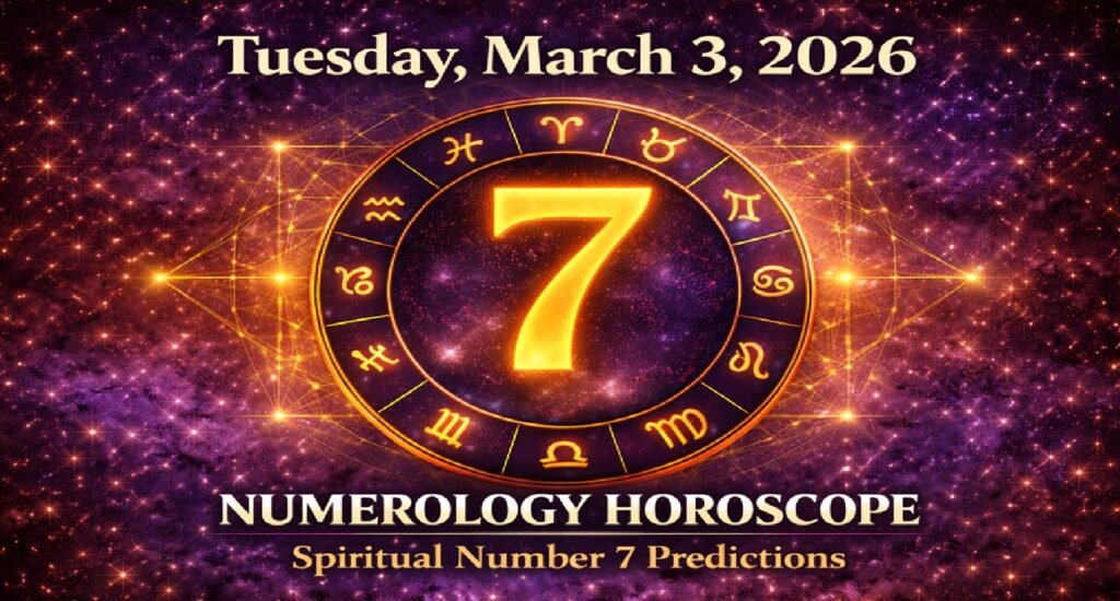 Numerology Horoscope Today: March 3, 2026, Tuesday – Powerful Number 7 Energy & Lucky Numbers for All Zodiac Signs