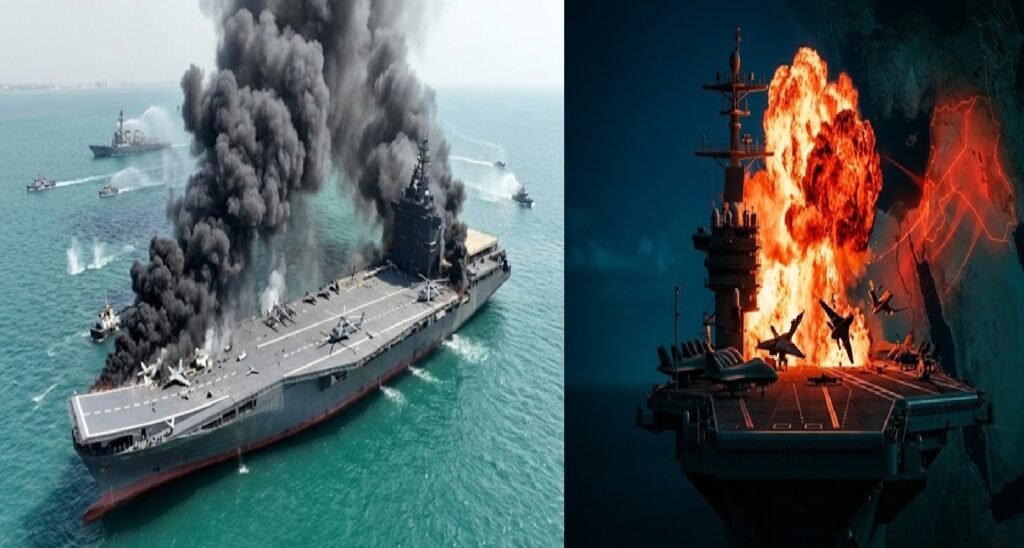 Iran Drone Carrier Reportedly Hit in Military Strike, Raising Fears of Wider Middle East Conflict