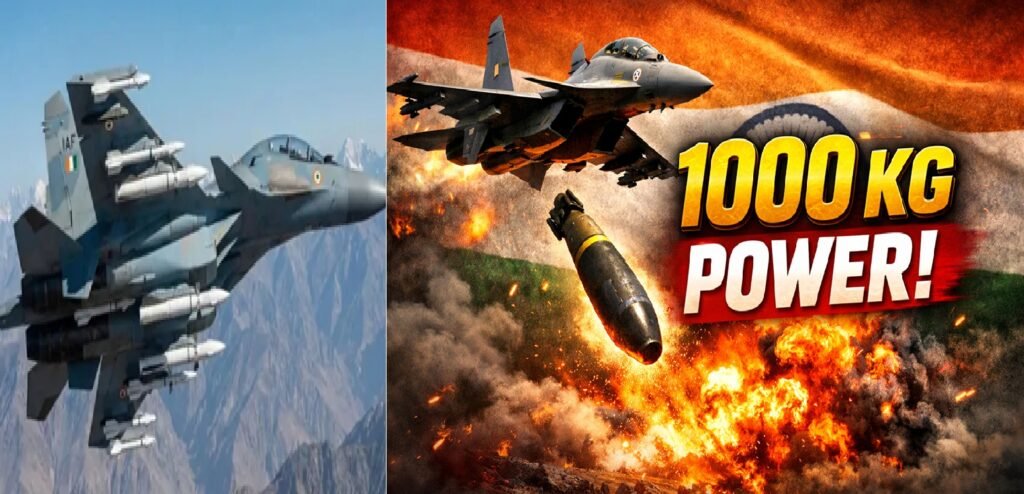 India’s Defence Breakthrough: 1,000-kg Bombs for Russian & Western Jets