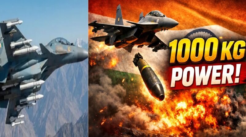 India’s Defence Breakthrough: 1,000-kg Bombs for Russian & Western Jets