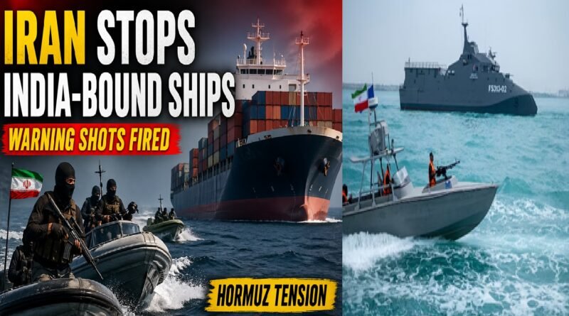 Speedboats, Masks, and Rifles: Iran Intercepts India-Bound Ships in Strait of Hormuz — Shocking Video Surfaces