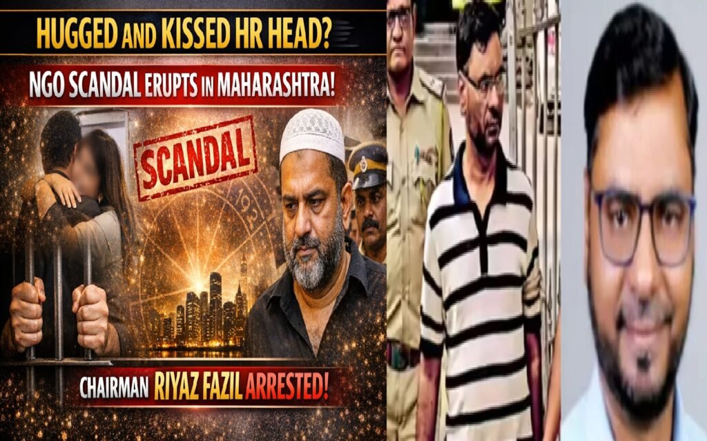 Hugged and Kissed HR Head: NGO Scandal Erupts in Maharashtra as Chairman Riyaz Fazil Arrested