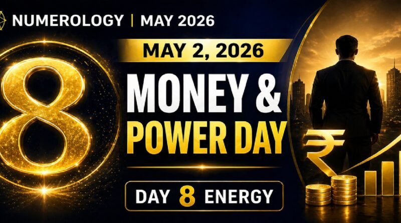 May 2 - 2026 Numerology Horoscope: Day 8 Energy Brings Career Advancements & Financial Growth