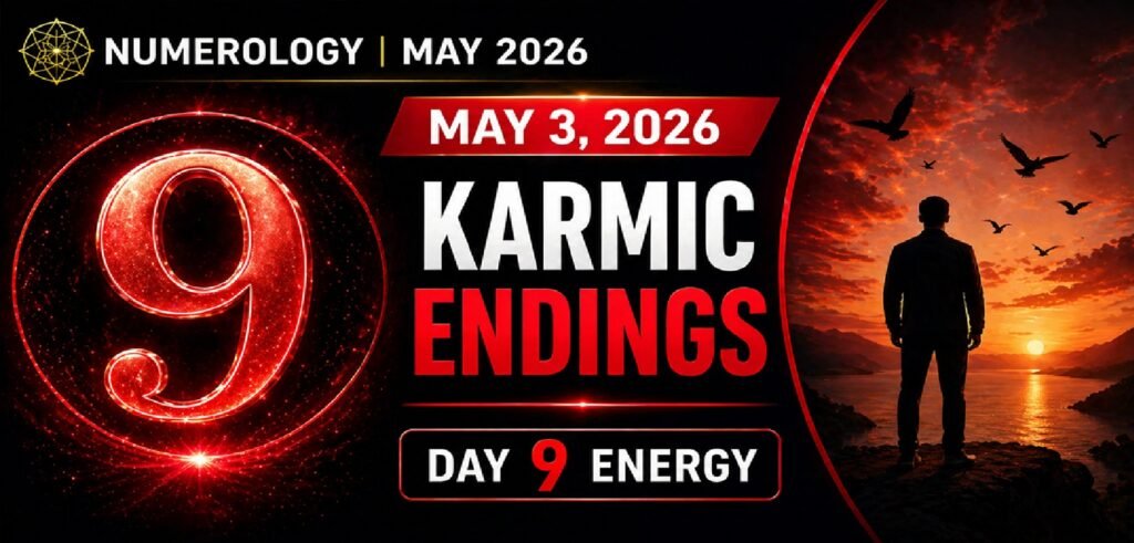 May 3 - 2026 Numerology Horoscope: Powerful Day 9 Energy Brings Endings, Emotional Release & Life-Changing Clarity