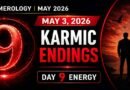 May 3 - 2026 Numerology Horoscope: Powerful Day 9 Energy Brings Endings, Emotional Release & Life-Changing Clarity
