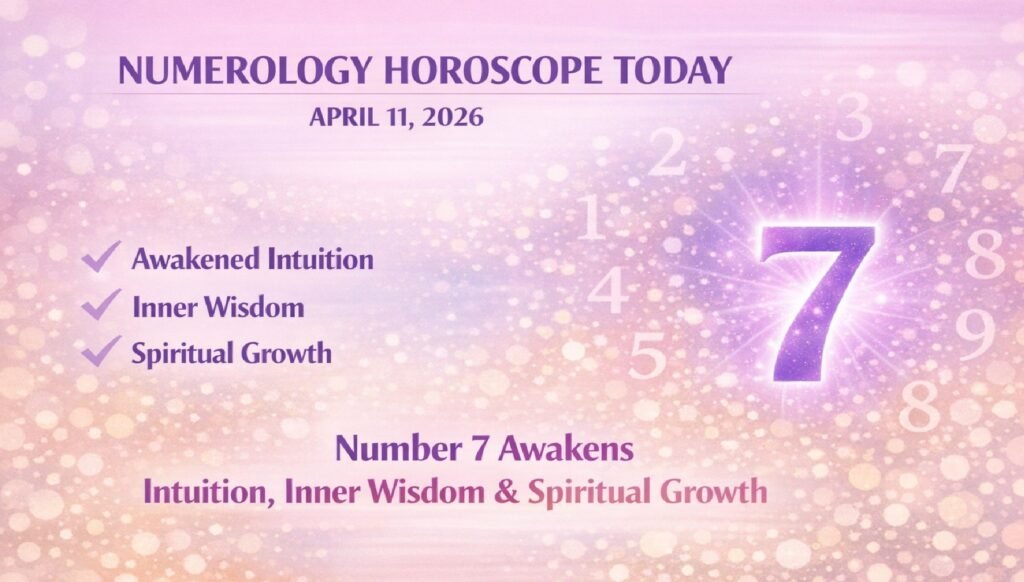 Numerology Horoscope Today: April 11, 2026 – Number 7 Awakens Intuition, Inner Wisdom & Spiritual Growth