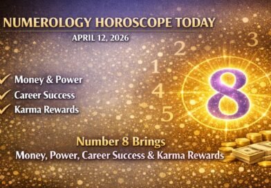 Numerology Horoscope Today: April 12, 2026 – Number 8 Brings Money Power, Career Success & Karma Rewards