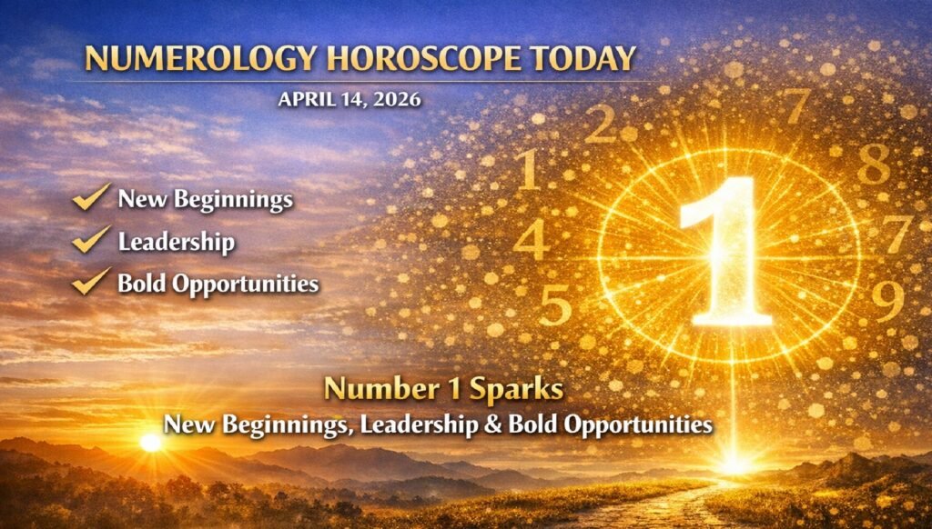 April 14 Numerology Prediction: Number 1 Energy Triggers Bold Moves & Life-Changing Opportunities