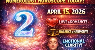 Numerology Horoscope Today: April 15, 2026 – Number 2 Brings Love, Balance & Emotional Clarity