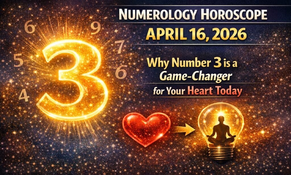 Numerology Horoscope April 16, 2026: Why Number 3 is a Game-Changer for Your Heart Today