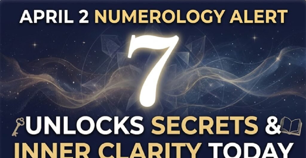 April 2 Numerology Alert - Number 7 Unlocks Secrets & Inner Clarity Today