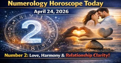 Numerology Horoscope Today: April 24, 2026 – Number 2 Brings Love, Emotional Balance & Relationship Clarity