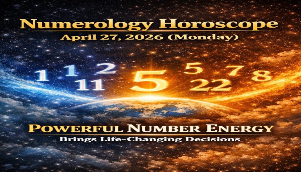 Numerology Horoscope for April 27, 2026 (Monday): Powerful Number Energy Brings Life-Changing Decisions