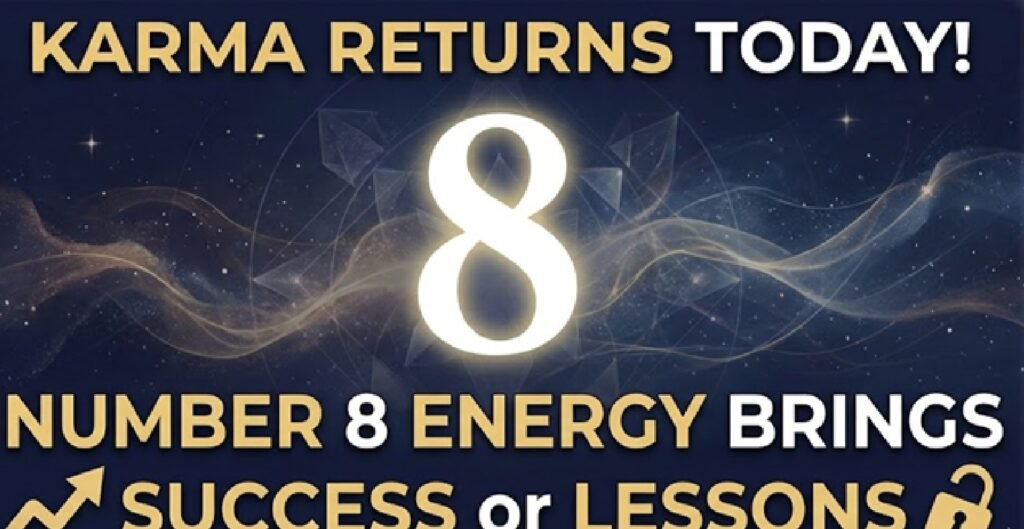 Karma Returns Today! Number 8 Energy Brings Success or Lessons