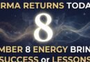 Karma Returns Today! Number 8 Energy Brings Success or Lessons