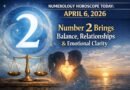 Numerology Horoscope Today: April 6, 2026 – Number 2 Brings Balance, Relationships & Emotional Clarity