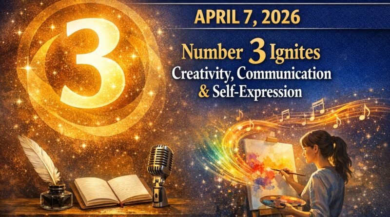 Numerology Horoscope Today: April 7, 2026 – Number 3 Ignites Creativity, Communication & Self-Expression