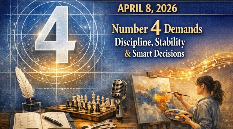 Numerology Horoscope Today: April 8, 2026 – Number 4 Demands Discipline, Stability & Smart Decisions