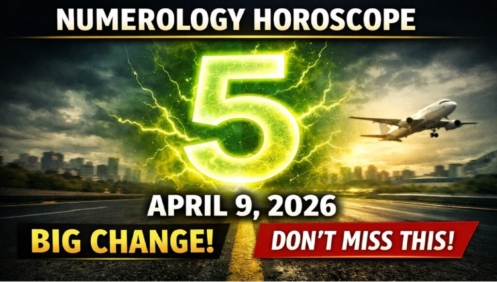 Numerology Horoscope Today: April 9, 2026 – Number 5 Brings Change, Freedom & Unexpected Opportunities