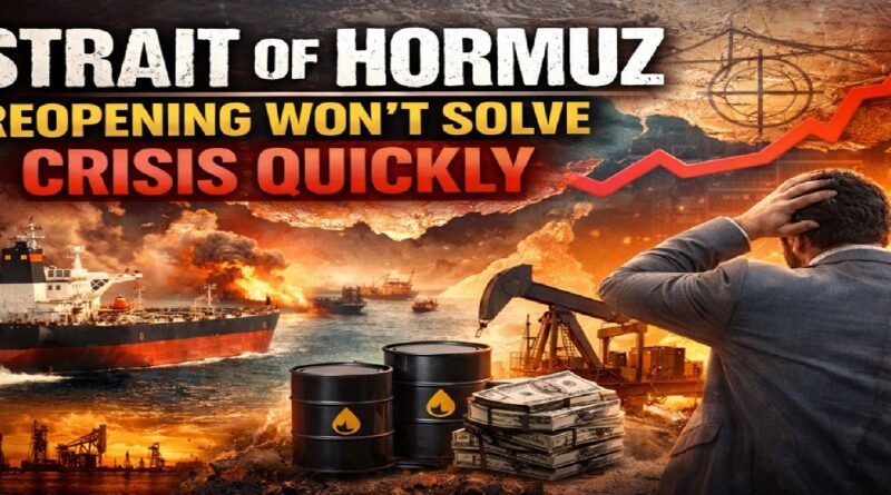 Strait of Hormuz Reopening Won’t Fix Global Supply Chains Overnight, Experts Warn