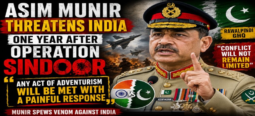 Pakistan Army Chief Asim Munir Threatens India One Year After ‘Operation Sindoor