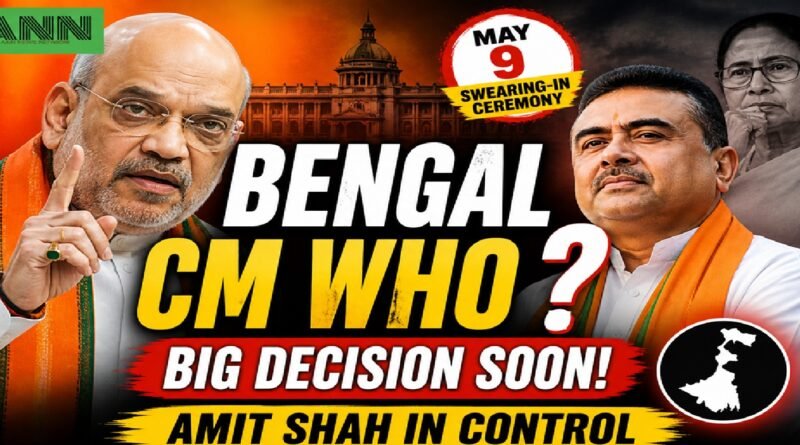 Bengal CM Race Heats Up: BJP’s Landslide Victory Triggers High-Stakes Leadership Battle Ahead of May 9 Swearing-In