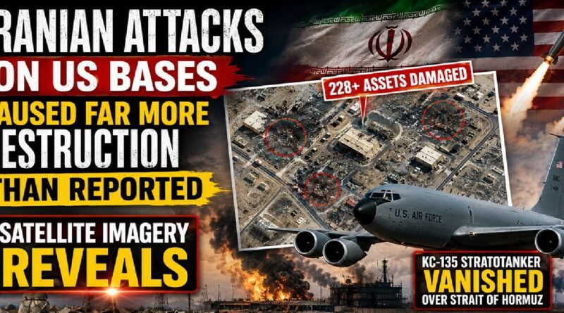 Iranian Attacks on US Bases Caused Far More Destruction Than Reported: Satellite Imagery Raises Serious Questions