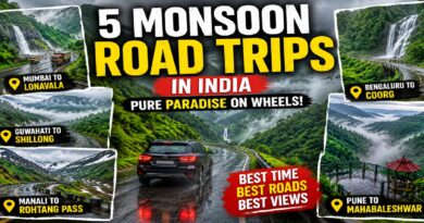 5 Monsoon Road Trip Routes in India That Turn Into a Scenic Paradise During the Rainy Season