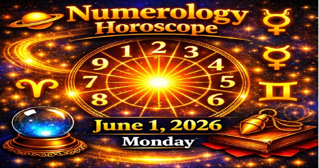Numerology Horoscope For June 1, 2026 | Monday’s Energies of Motivation and New Beginnings
