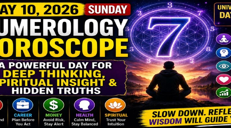 Numerology Horoscope for May 10, 2026 (Sunday): A Powerful Day for Deep Thinking, Spiritual Insight & Hidden Truths