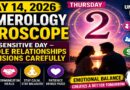 Numerology Horoscope for Thursday - May 14, 2026: Emotional Energy Peaks—Manage Decisions & Relationships Carefully