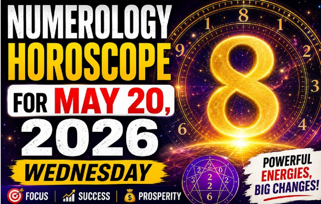 May 20 - 2026 Numerology Horoscope: The Significance of Wednesday's Vibrations for Your Future